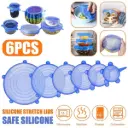 6PCS Universal Food Cover